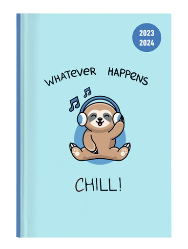 Picture of SCHOLASTIC DIARY A5 2023-24 CHILL